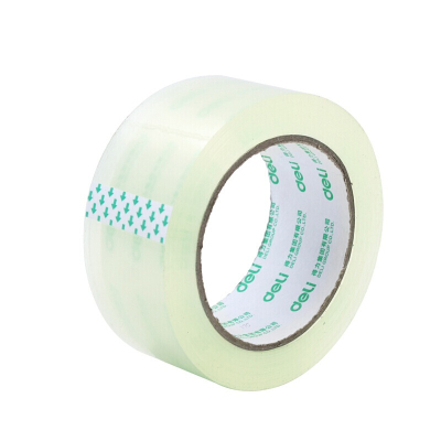 得力（deli）30213 普透封箱胶带 48mm*100y*45um 宽胶带快递封口 封箱胶带 （6卷/筒）