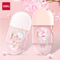 得力 8m学生修正带71540 顺滑不卡带涂改带 不易断带改正带 24个/组 颜色随机