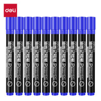 得力思达S550记号笔 蓝色 10支/盒