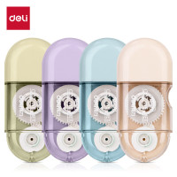 得力(deli)24m迷你胶囊71508 修正带 书写顺滑涂改带学生改正带 12个/组