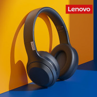 联想(Lenovo)TH10头戴式无线蓝牙耳机电竞游戏重低音音乐运动降噪耳机 电脑华为小米通用内置麦克风+9D环绕