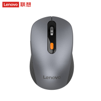 联想(Lenovo) 无线蓝牙双模充电鼠标 蓝牙5.0/3.0 便携办公鼠标人体工学设计 Howard2022风暴灰充电