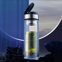 富光(FGA)尚宇大提环双层玻璃杯G1707-SH-400(起订量20)