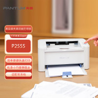 奔图 黑白激光打印机 P2555 A4单功能打印机 USB连接打印机 支持PC端打印状态监视