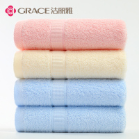 洁丽雅(grace) -毛巾 4条装 72*33cm (颜色随机发货)