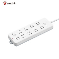 公牛(bull) 插线板 延长线 插座 218(S) 10位总控全长3米(2458)3*1.0*3m*10H