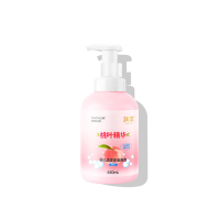 润本 婴儿桃叶泡泡洗发沐浴露 550ml*1瓶