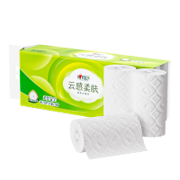 心相印(Mind Act Upon Mind) 无芯卷纸 云感 柔肤 70g 10卷/1提卫生纸巾 RW3410