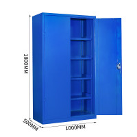 御璟 宇威重型工具柜整理柜车间工具收纳箱带挂板铁皮柜 钢制资料柜1800*1000*500款式一TW-GYG101