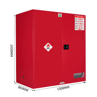 御璟 宇威安全柜防爆柜 实验室化学物品存储柜 红色110加仑长1500宽860高1650TW-化学品防爆柜