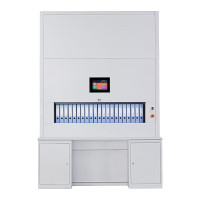 御璟 宇威 智能回转柜全自动选层密集柜 可升降文件柜加厚档案柜8层联网款-定位到层(12寸屏)YW-HZG007