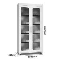 御璟 宇威 智能卷宗柜RFID系统智能档案柜资料柜保密资料柜 玻璃门副柜1000*450*1980mmYW-ZNJZG0