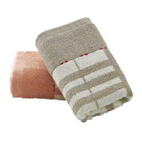 恒源祥 色织毛巾双条装HYX013MJ 34*74cm*2(颜色 随机发)