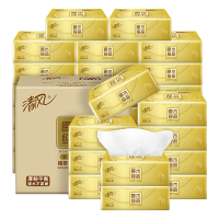 清风 金装3层100抽 24包*1 箱