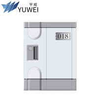 御璟 宇威ABS塑料更衣柜游泳馆健身房水上乐园防水寄存柜 储物柜 单门[370*380*500mm]YW-ABS1006