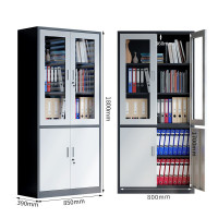 御璟 宇威文件柜办公柜钢制铁皮柜资料柜档案柜储物柜 灰白大器械文件柜(经济款)TW-WJGHBDQ01