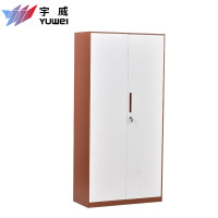 御璟 宇威 文件柜办公柜拆装套色窄边 资料柜通门凭证柜咖白加厚TW-CZTMPZG