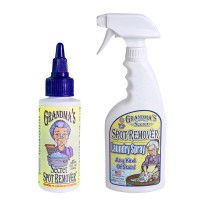 GRANDMA''S SECRET 老奶奶的秘密 衣物去油污渍神器喷雾59ML+473ml去油渍衣服 还原剂*