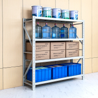 御璟 宇威仓储货架超市仓库架 展示架中型2米四层主架白色款2000*600*2000mmYW-HJ006