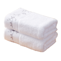 恒源祥 刺绣链花毛巾双条装HYX052MJ 33*74cm*2(颜色 随机发)