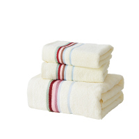 恒源祥 倾心浴巾三件套(米黄色)HYX003MJ 70x140 cm