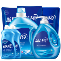 蓝月亮 洗衣精选套装H 蓝月亮亮白增艳洗衣精选2kg*1瓶+1kg*3 补充装+500G*2瓶+1kg*1瓶(薰衣草香)