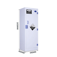 御璟 宇威pp柜药品柜酸碱柜化学品柜实验室危险品存储柜 耐腐蚀安全柜22加仑TW-pp药品柜酸碱柜