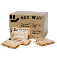 轻食兽 全麦面包吐司1000g 奇亚籽 面包