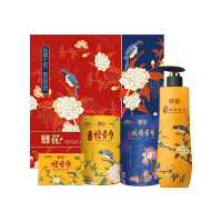 蜂花沐浴檀香露液体精油香皂液沐浴留香木质香氛大瓶男女士通用 文创礼盒款1005g