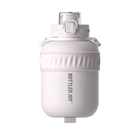 BOTTLED JOY 暖吨吨XL-10冰裂纹系列不锈钢316 D15 500ml 杏粉