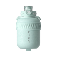 BOTTLED JOY 暖吨吨XL-10冰裂纹系列不锈钢316 D15 500ml 豆绿