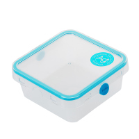 茶花(CHAHUA) 欧铂兹*正方形保鲜盒1050ml-000020 蓝色