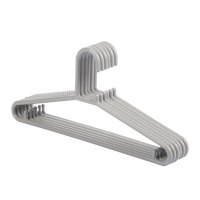 茶花(CHAHUA) 通用衣架(1x6)-0701 亮灰色