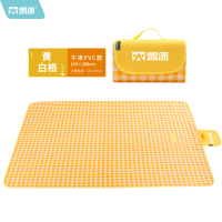 凯速(Kansoon) 便携防水防潮野餐垫 F17黄白格