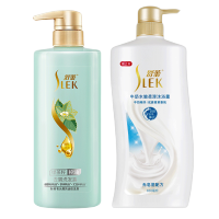 舒蕾 绿茶籽控油去屑洗发水500ml+牛奶水润沐浴露 650ml