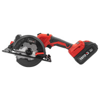 YATO YT-8281185C 18V无刷锂电单手圆锯 140mm-4.0Ahx2