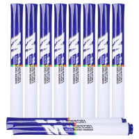 晨光(M&G)文具S01蓝色10支 AWMY2201可擦白板笔D10升值款单头办公会议笔易擦白板笔