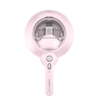 美的(Midea)除螨仪手持家用大吸力除螨机床上去螨虫UV-C杀菌除螨吸尘神器冰莹粉MT3