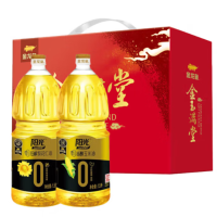 金龙鱼阳光零反式脂肪压榨葵花仁油1.5L+甾醇玉米油1.5L 金玉满堂礼盒装