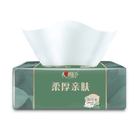 心相印-DT100(箱装)柔厚亲肤三层100抽18包塑装纸面