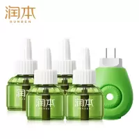 润本 蚊香液50ml*4瓶+1器