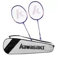 川崎 铁铝羽毛球拍UNITE POWER-001紫色(穿线对拍+拍袋*1)