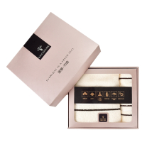 金号 清然/系列浴巾方巾毛巾礼盒装HY3118-15米白(70*34、35*33、140*70cm)