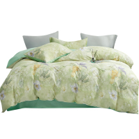 恒源祥 云柔针织全棉四件套-春夕(绿)HYX298TJ 220*240cm