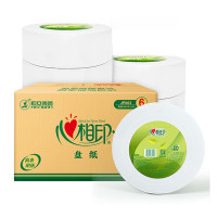 心相印(Mind Act Upon Mind) -卷纸 商用大盘纸珍宝纸3层180米JP003(箱装)6卷*1箱