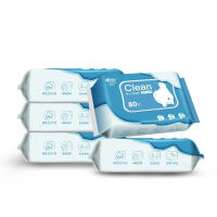 心相印(Mind Act Upon Mind) -婴儿水系列湿巾 纯水洁肤湿巾5xXYM080 80片*5包