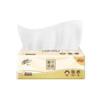 清风-原木纯品抽纸 卫生纸巾面巾纸餐巾纸 3层100抽*8包*1提