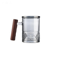 山重山(MOM) 富贵连绵回纹杯(灰色)6236