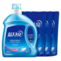 蓝月亮- 洗衣精选套装G 薰亮白3kg*1瓶+薰亮白袋1kg*3包