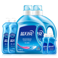 蓝月亮- 洗衣液组合套装2kg亮白*2+500g翻盖*2+80g旅行装*2